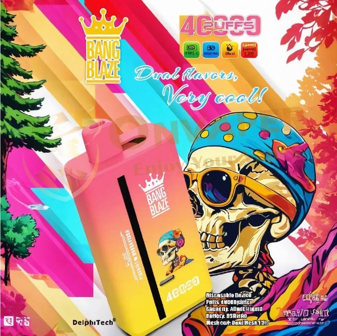 Bang Blaze 40000 40k Puffs Dual Flavors Disposable Vape