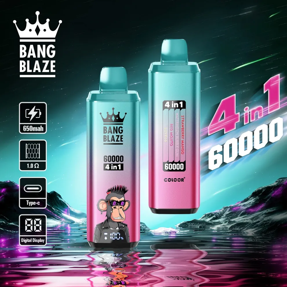 Bang Blaze 60000 Puffs Disposable Vape 4 in 1 Flavor