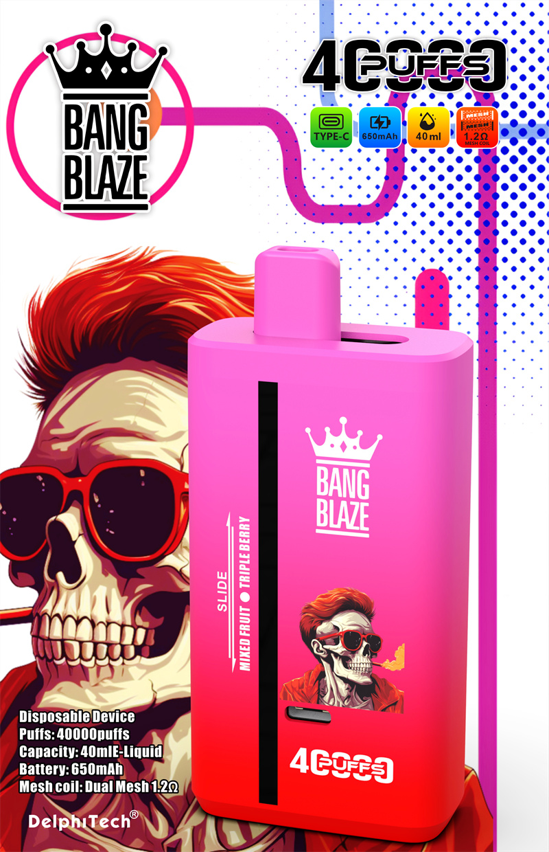 Bang Blaze 40000 40k Puffs Dual Flavors Disposable Vape