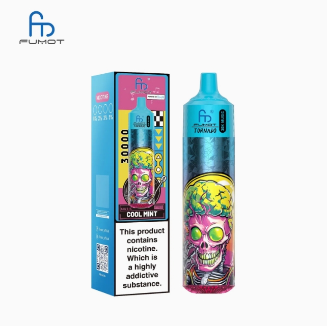FUMOT Tornado 30000 Puffs 30K Music E Cigarette RGB Light Disposable Vape