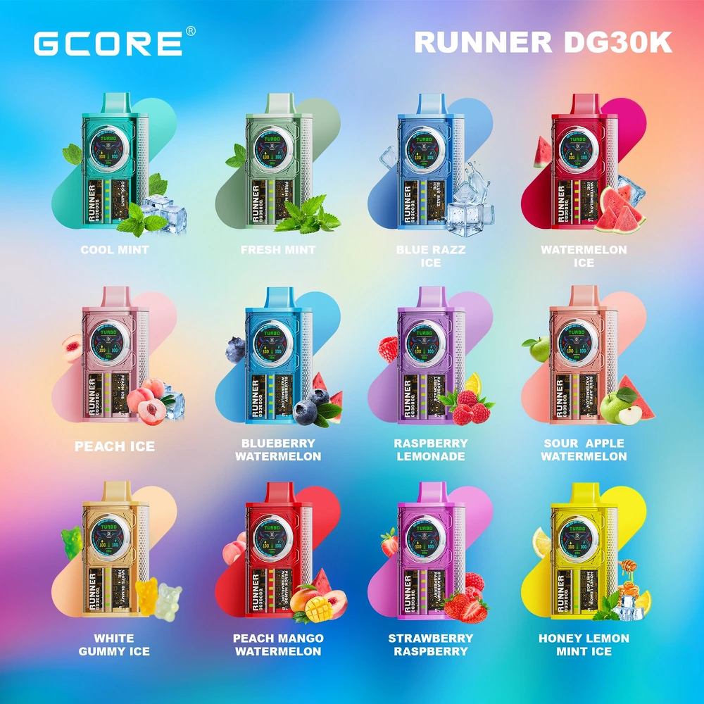 GCORE RUNNER DG30000 Puffs Disposable Smart Vape（Big Sales）