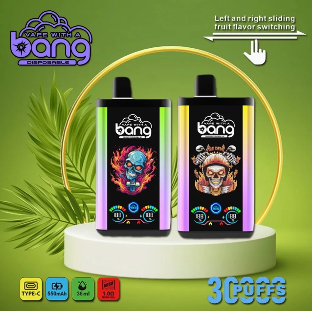 Bang 30000 Puffs Disposable Vape Dual Flavors 30K Electronic Cigarette Wholesale Puff Bar Vape Pen 16 Flaovrs-Vape shop