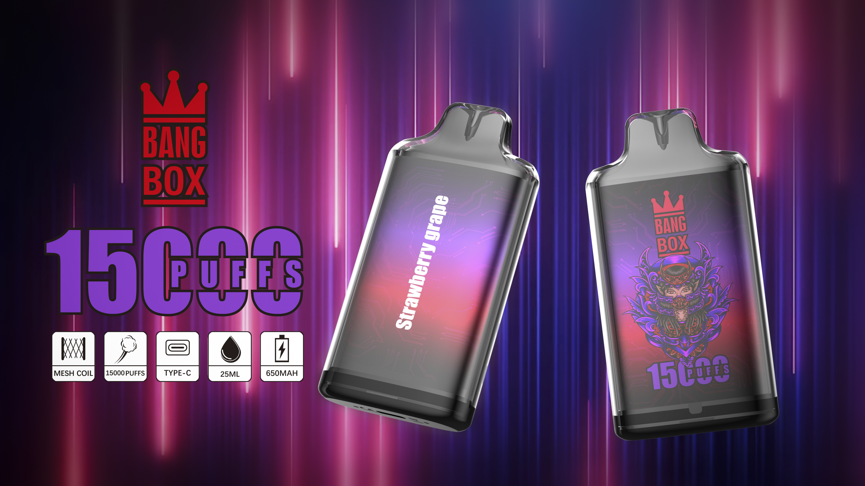 Bang Box S1 15000 Puffs Rechargeable Disposable Vapes Pen