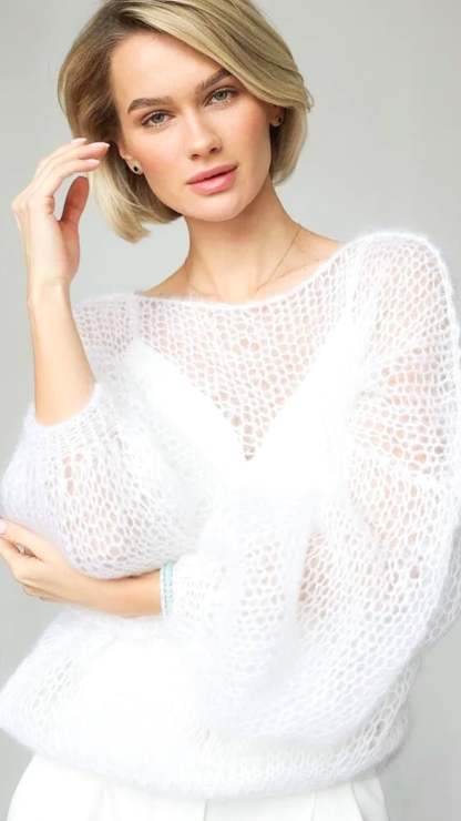 Mesh Knitted Pullover