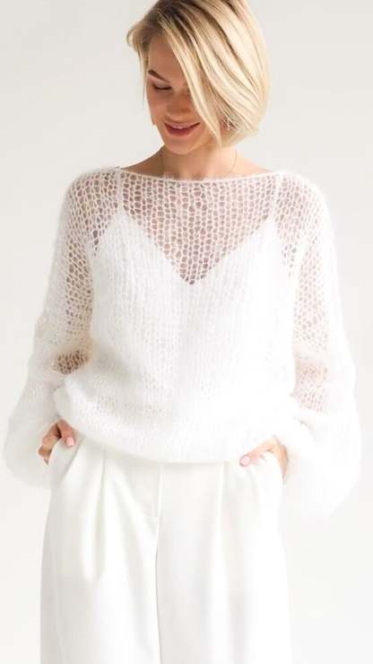 Mesh Knitted Pullover