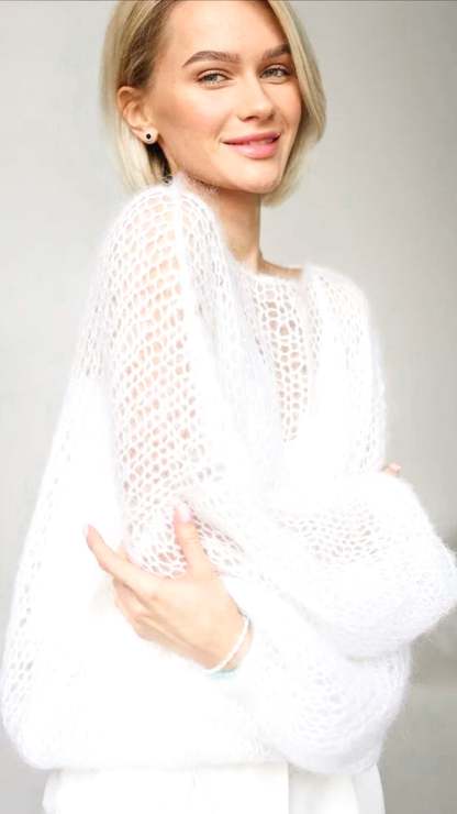 Mesh Knitted Pullover