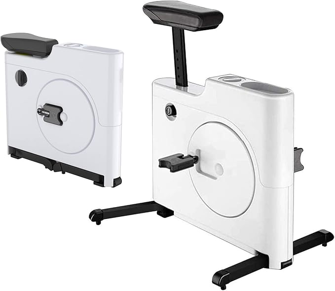 Folding Intelligent Magnetic Bike, Seat Adjustable Exercise Bike, Folding Trainer, 8 Speed Resistance Speed Adjustment Belt, Silent Transmission, For Home Training and Cardio Exercise