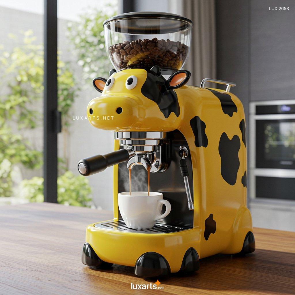 LUX.2653	Cow Shaped Coffee Maker: Unique & Creative Design for Coffee Lovers cow shaped coffee makers 6