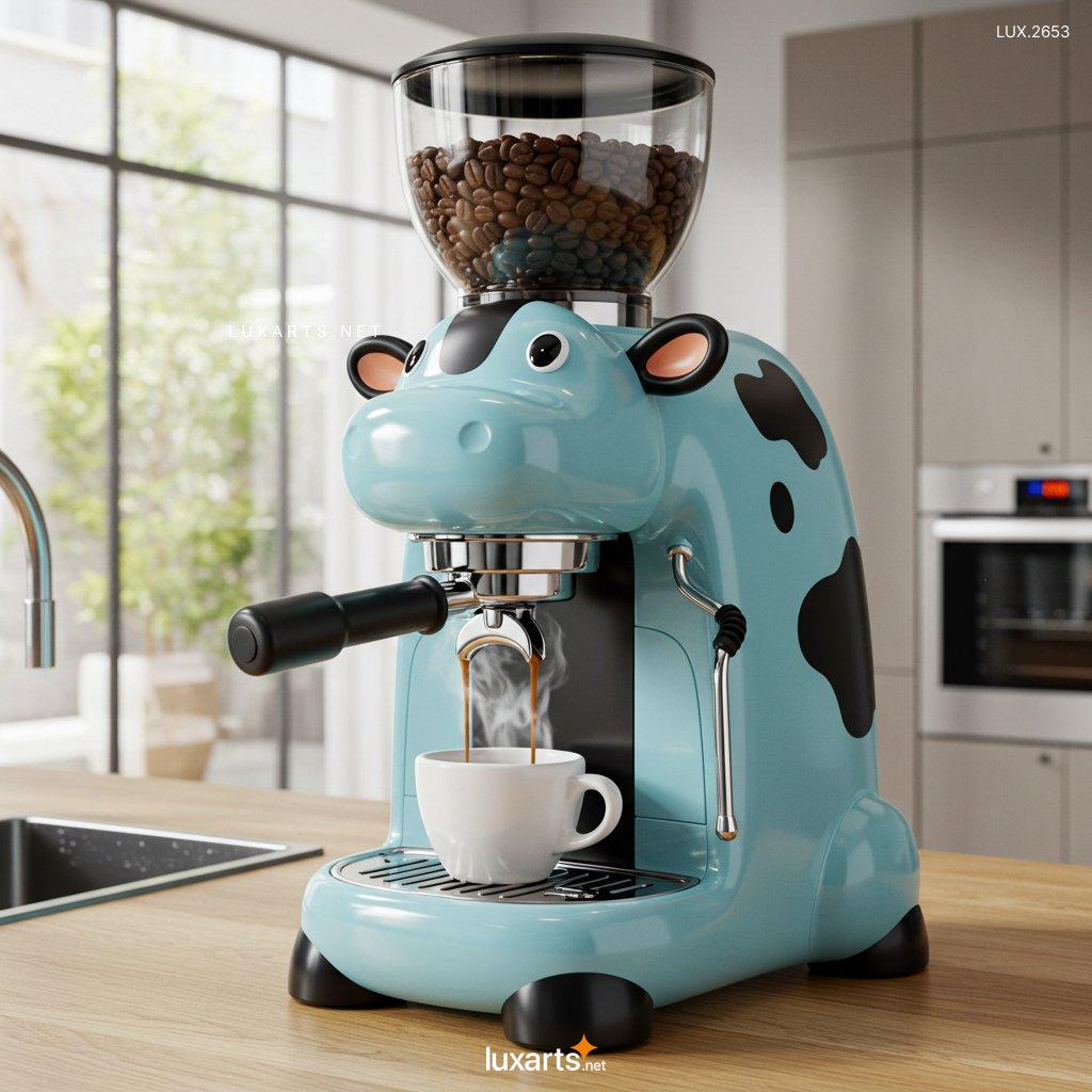 LUX.2653	Cow Shaped Coffee Maker: Unique & Creative Design for Coffee Lovers cow shaped coffee makers 7