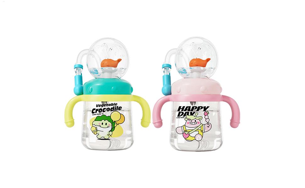 Bicchiere per bambini Whale Squirt, bicchiere d'acqua portatile per bambini
