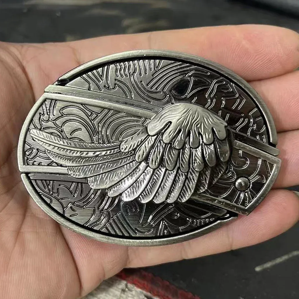 (New Arrival) Fashion Punk Genuine Leather Belt With Knife - Angel Win