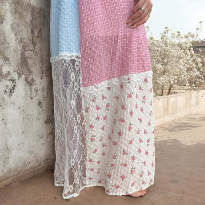 Wild Rose Patchwork Dress