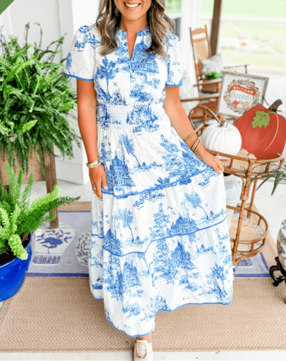  Classic Charm Maxi Dress