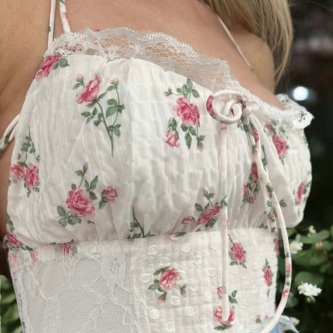 Wild Rose Patchwork Dress