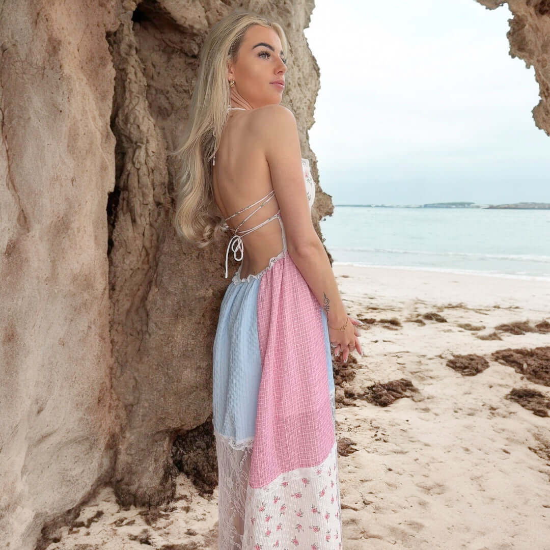 Wild Rose Patchwork Dress