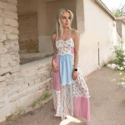 Wild Rose Patchwork Dress