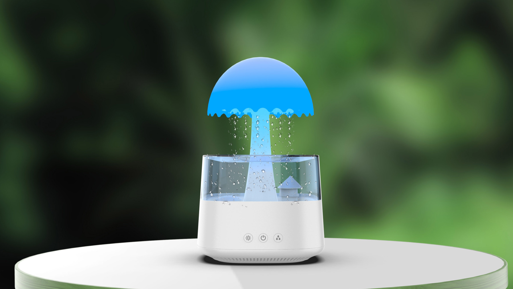 Ping-Tong® Silicone Umbrella Shaped Sleep Aid Aromatherapy Humidifier
