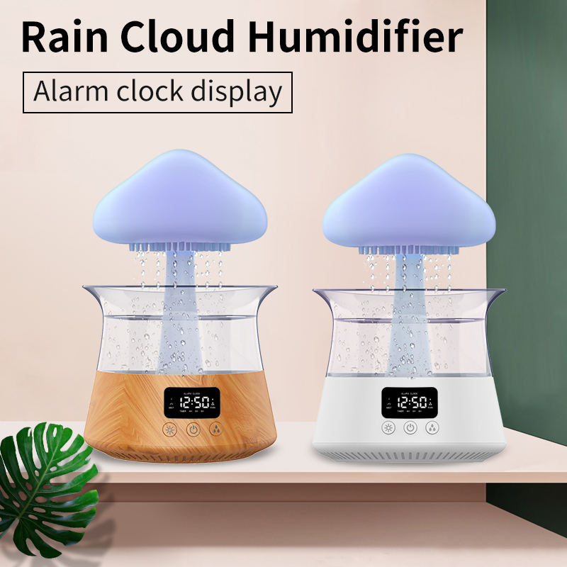 Ping-Tong® Sleep Aid Aromatherapy Diffuser Humidifier Digital Display Alarm Clock