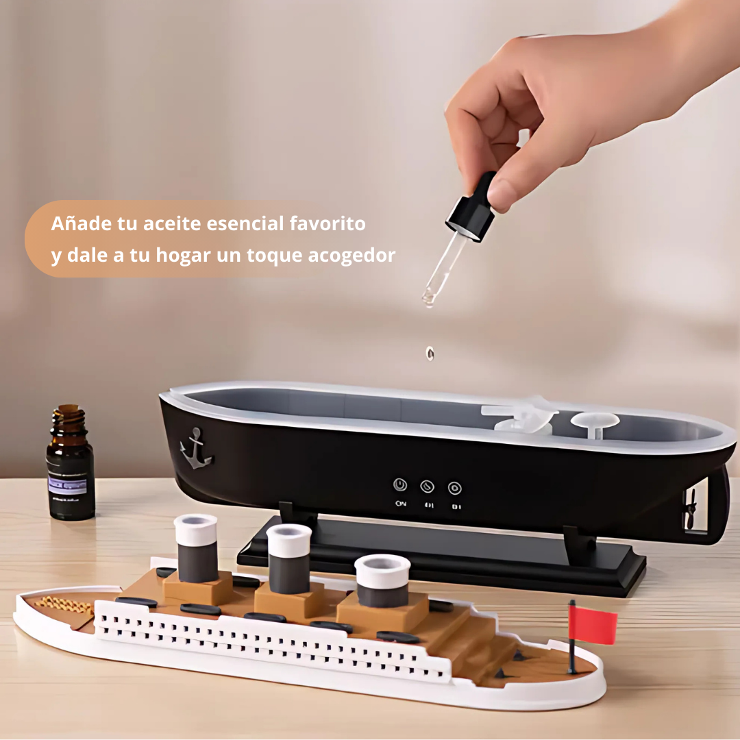 Ping-Tong Retro Cruise Aromatherapy Humidifier（Free two bottles of essential oil）