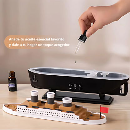 Ping-Tong Retro Cruise Aromatherapy Humidifier（Free two bottles of essential oil）