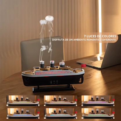 Ping-Tong Retro Cruise Aromatherapy Humidifier（Free two bottles of essential oil）