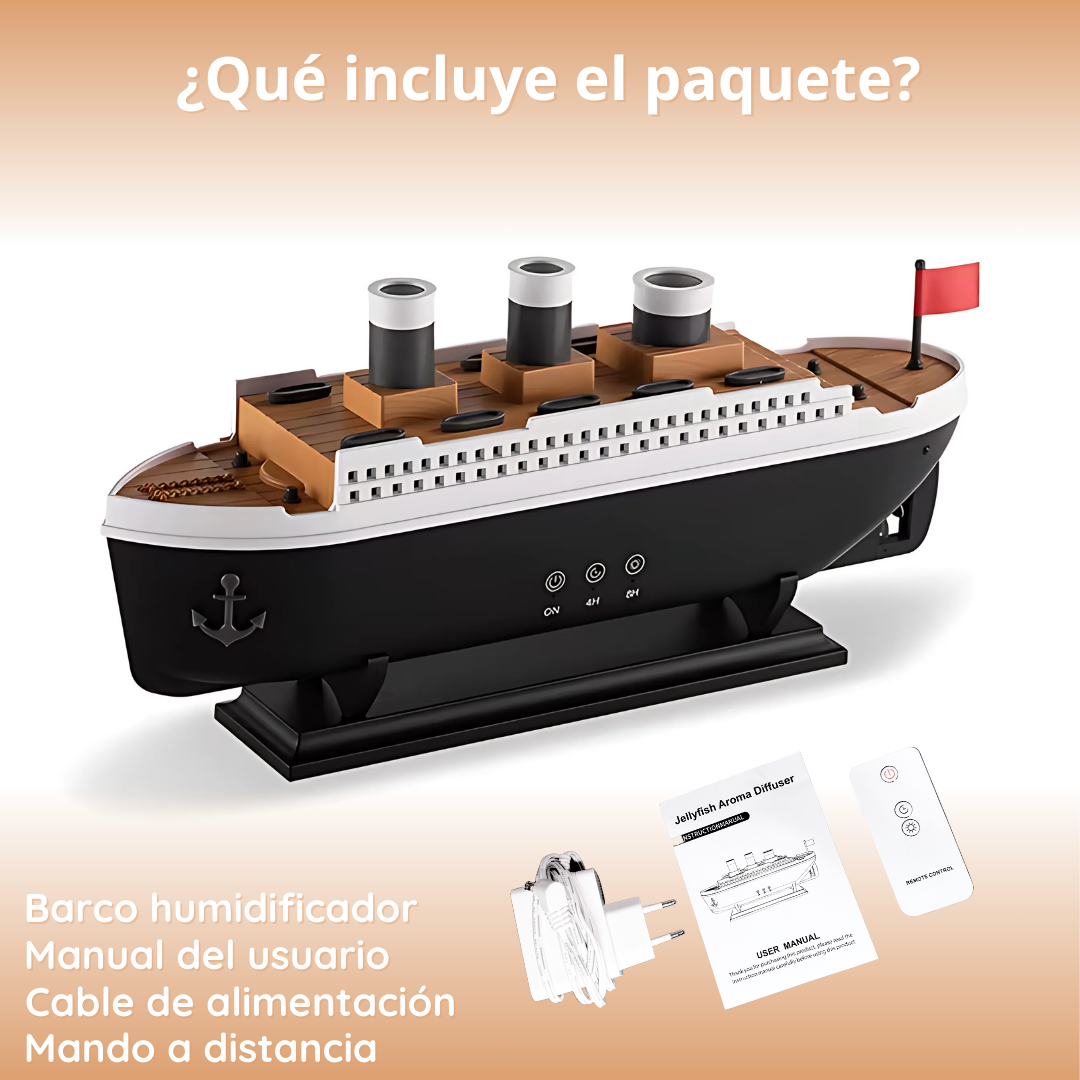 Ping-Tong Retro Cruise Aromatherapy Humidifier（Free two bottles of essential oil）