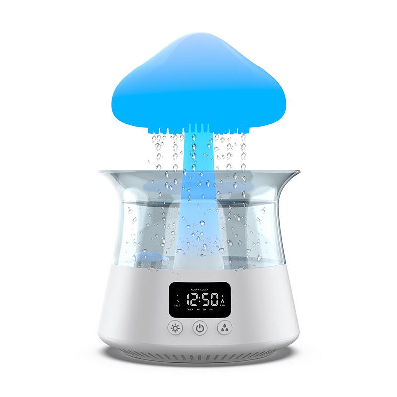 Ping-Tong® Sleep Aid Aromatherapy Diffuser Humidifier Digital Display Alarm Clock