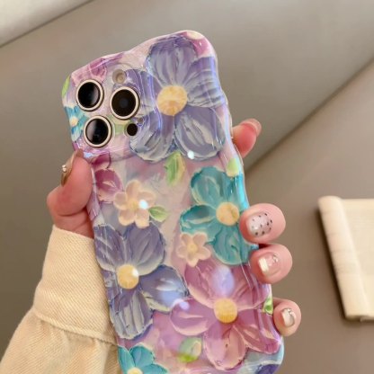 Twist flower phone case