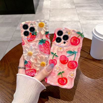 Twist flower phone case