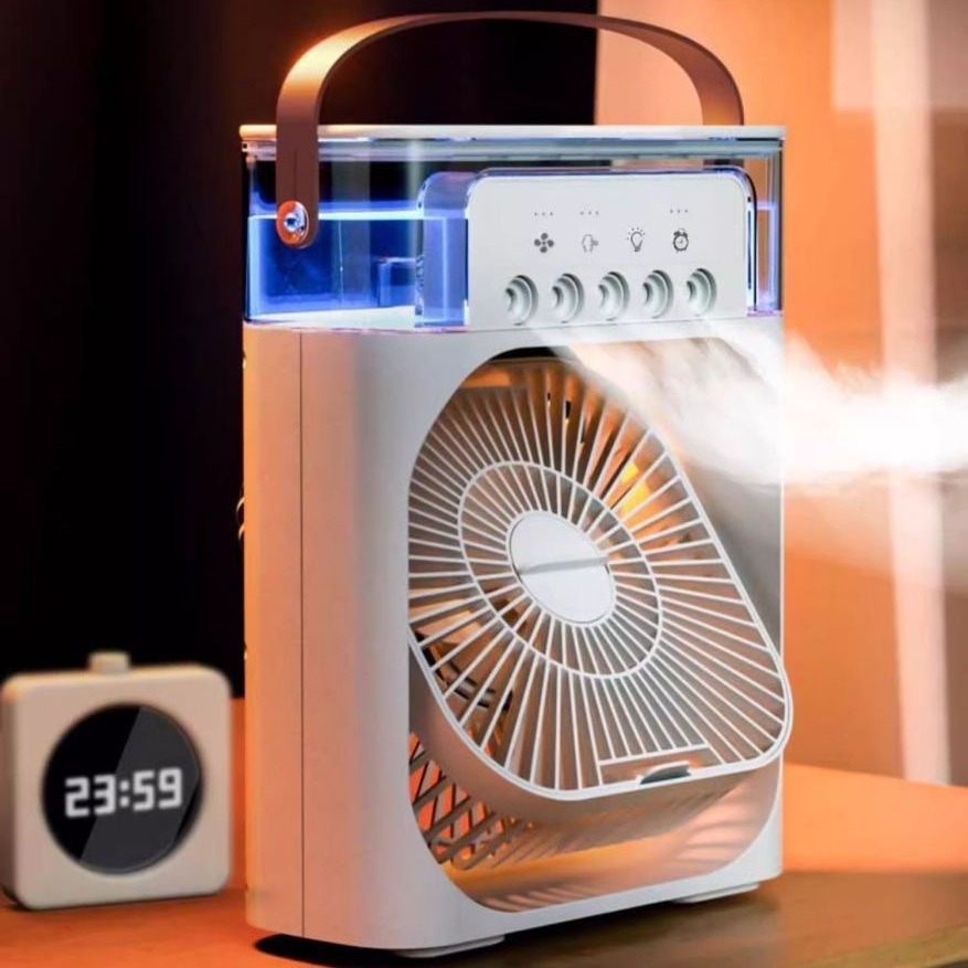 Five-hole multifunctional cooling spray USB fan