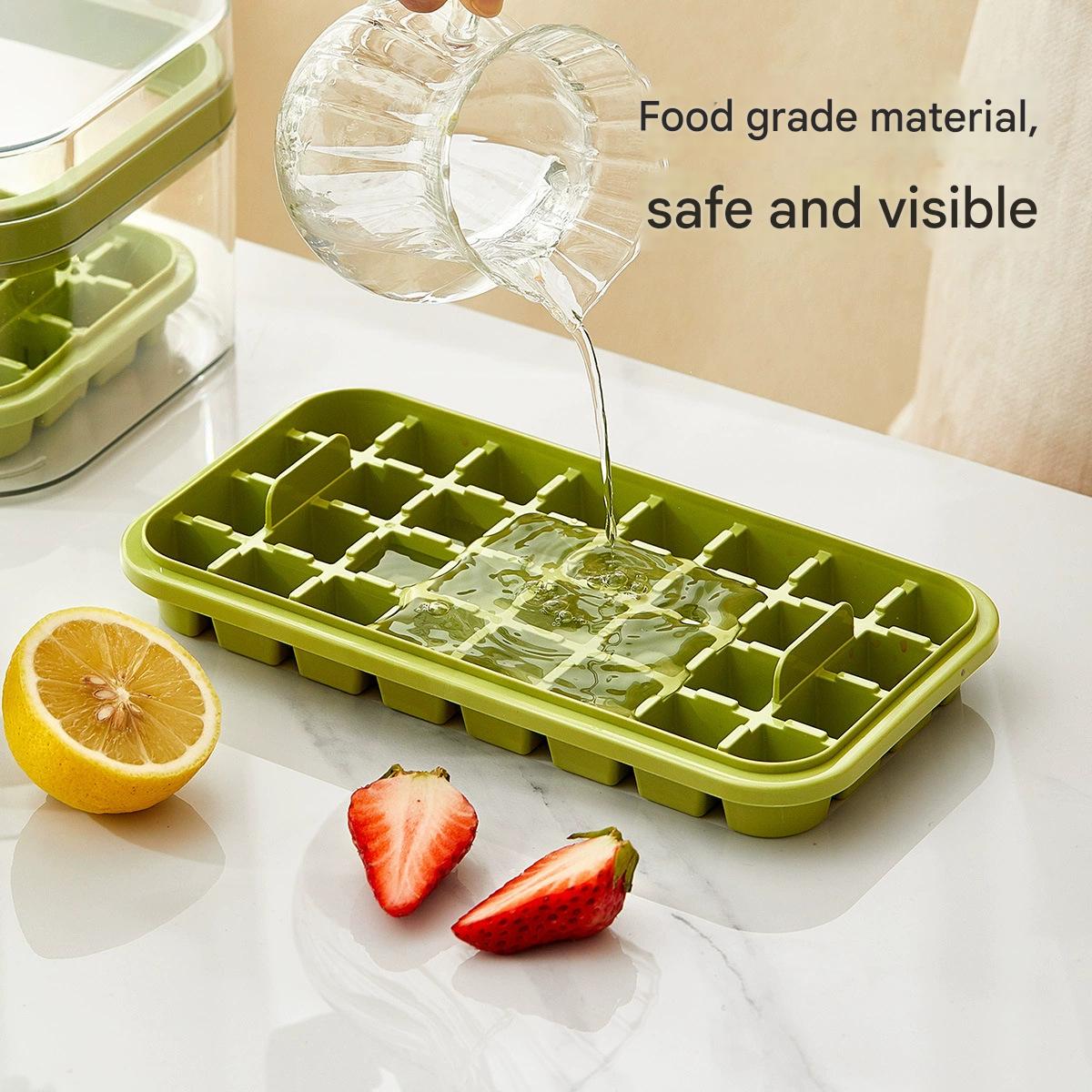 One-touch ice cube mold ice tray ice making box