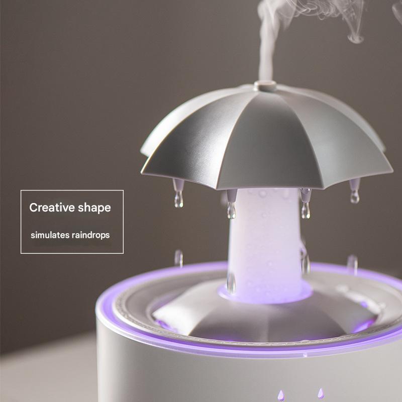 Raindrop Aromatherapy Machine Essential Oil Diffuser Household Desktop Rotating Water Drop Humidifier Colorful Raindrop Aromatherapy Machine