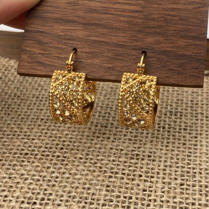 Vintage Delicate Hoop Earrings A Pair