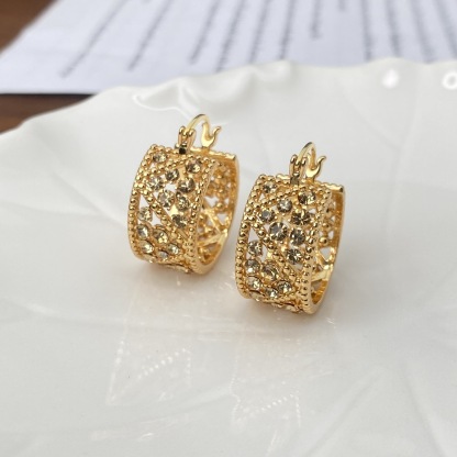 Vintage Delicate Hoop Earrings A Pair