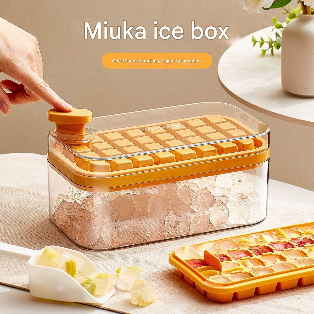 One-touch ice cube mold ice tray ice making box