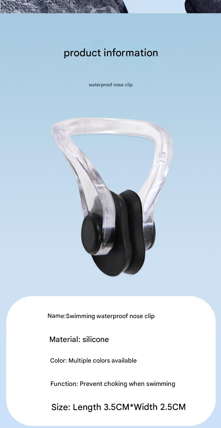 Adult swimming goggles, large frame electroplated waterproof and anti-fog one-piece earplugs（Free nasal plug）