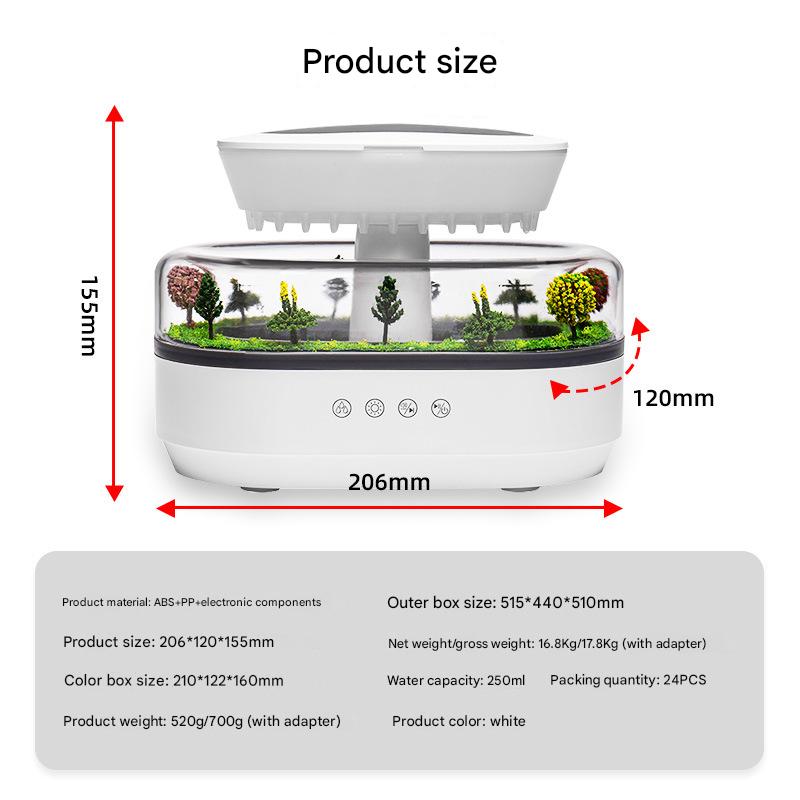 Raindrop humidifier large spray essential oil aromatherapy machine essential oil special diffuser fragrance machine automatic spray machine
