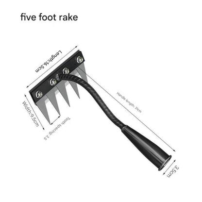 New rake farm tools weeding tools, turning the soil loose iron rake, rake grass plow tilling the land weeding nails