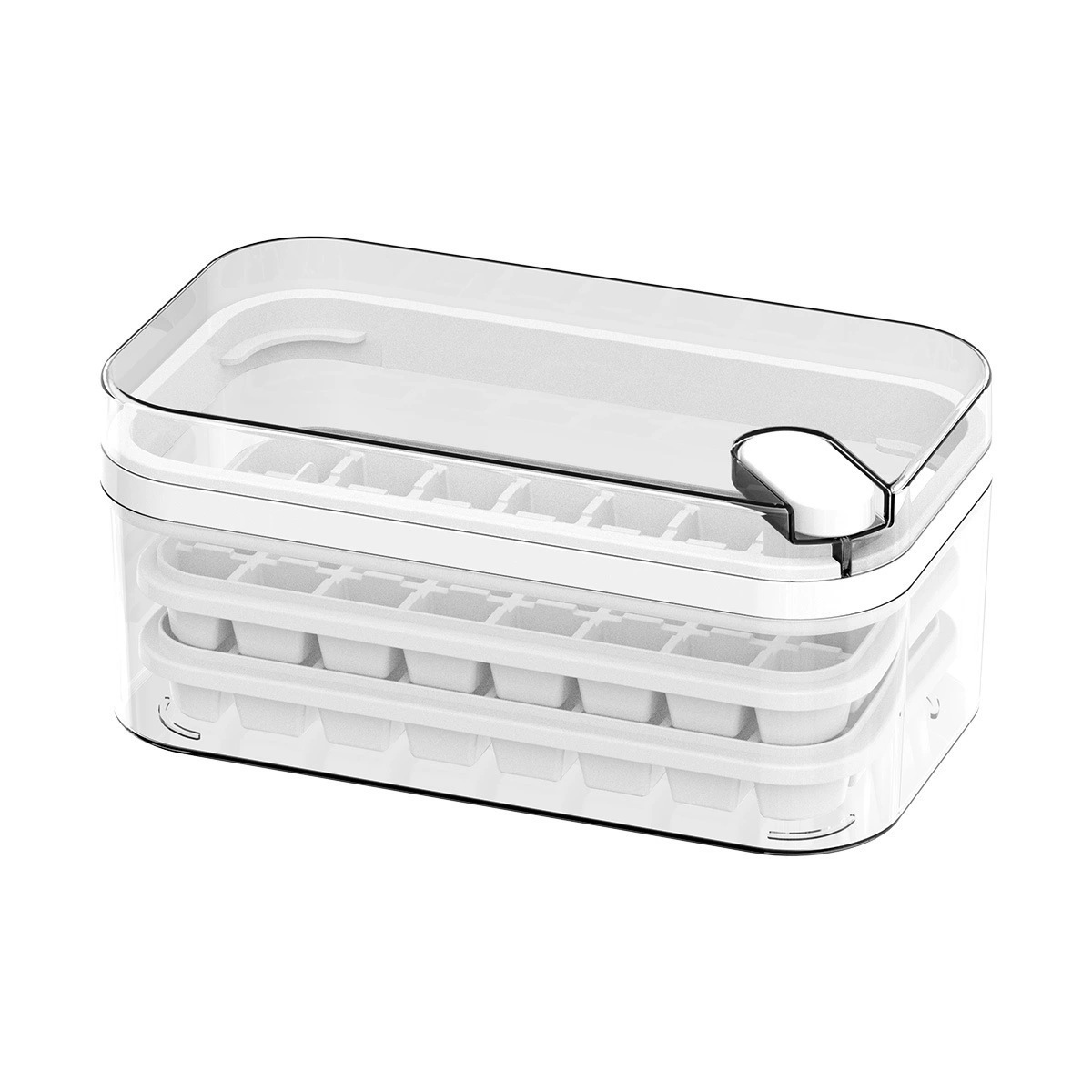 One-touch ice cube mold ice tray ice making box