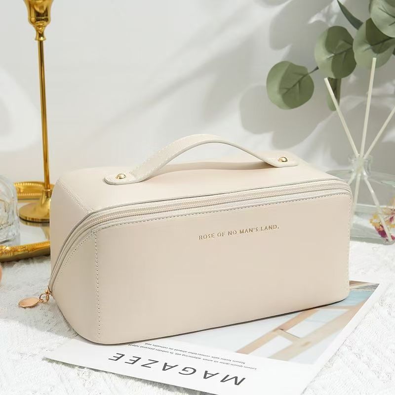 Cosmetic bag for women, high-grade hand-held storage bag, portable travel toiletry bag