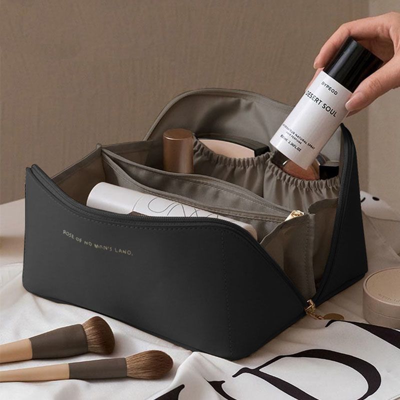 Cosmetic bag for women, high-grade hand-held storage bag, portable travel toiletry bag