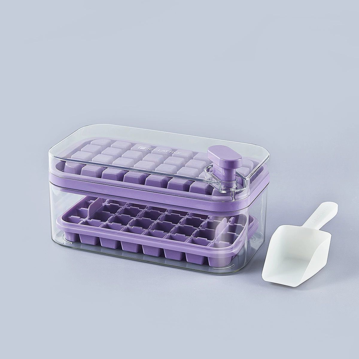 One-touch ice cube mold ice tray ice making box