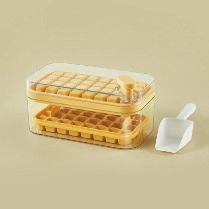 One-touch ice cube mold ice tray ice making box