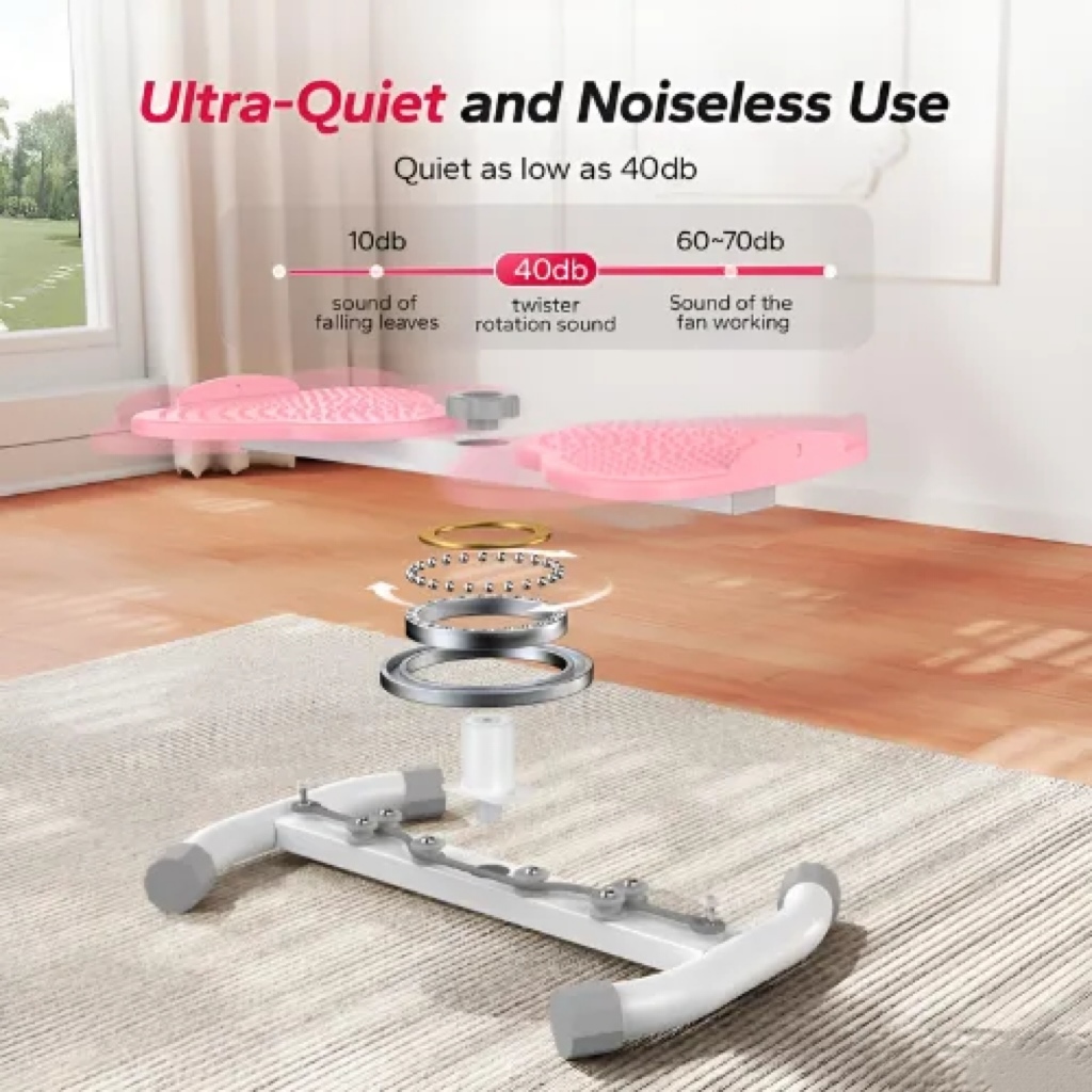 Home use silent belt rope abdominal plate fat burning body shaping rotating machine