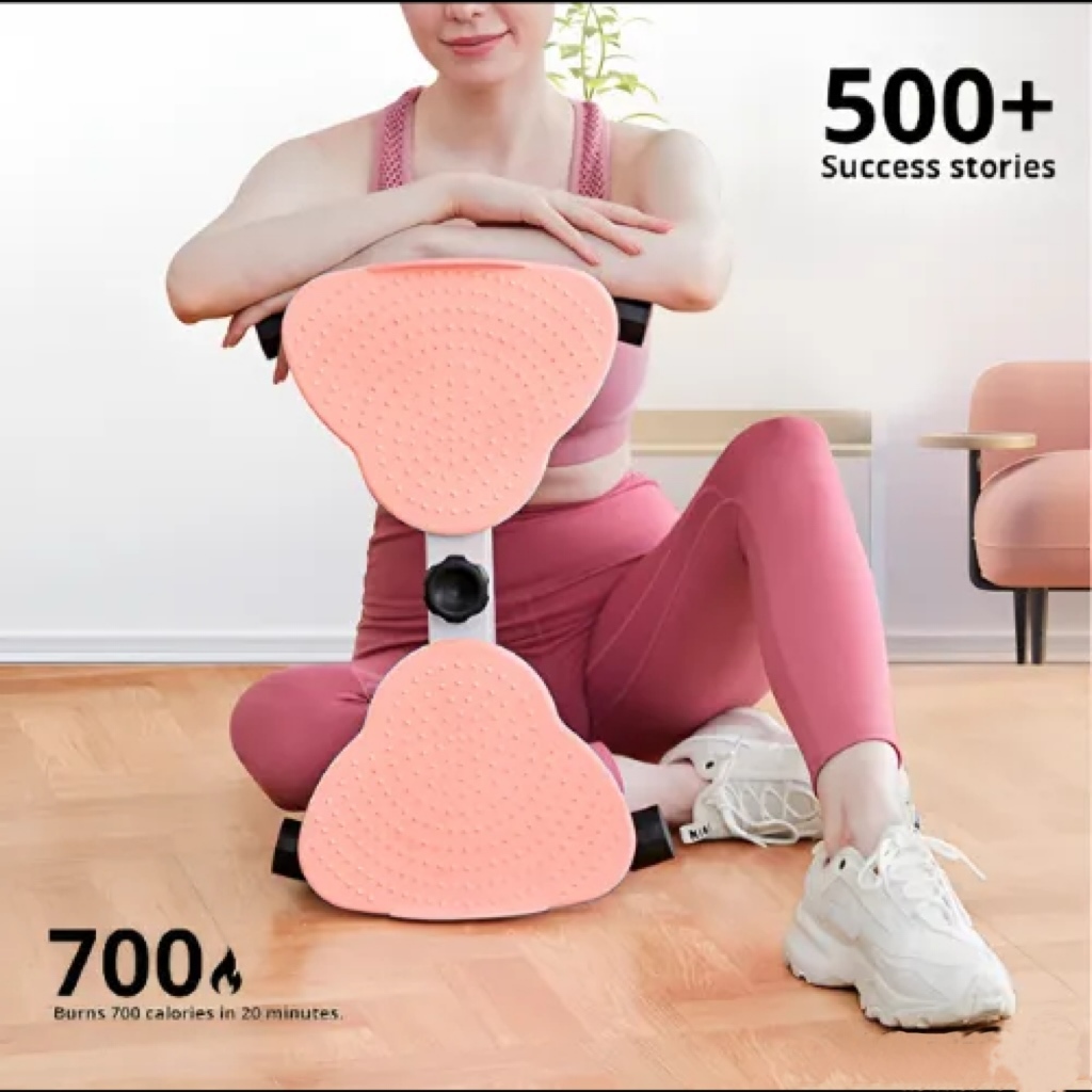Home use silent belt rope abdominal plate fat burning body shaping rotating machine