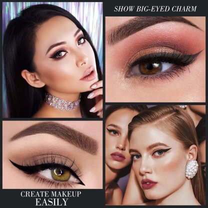 🎉Natural Black Long Wear Gel Eyeliner Cream, Waterproof, Natural formula, safe and harmless, Mild & Easy To Remove