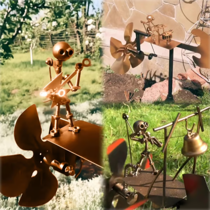 🔥Father's Day Sale 49% OFF - Handmade Metal Rock Band Windmill