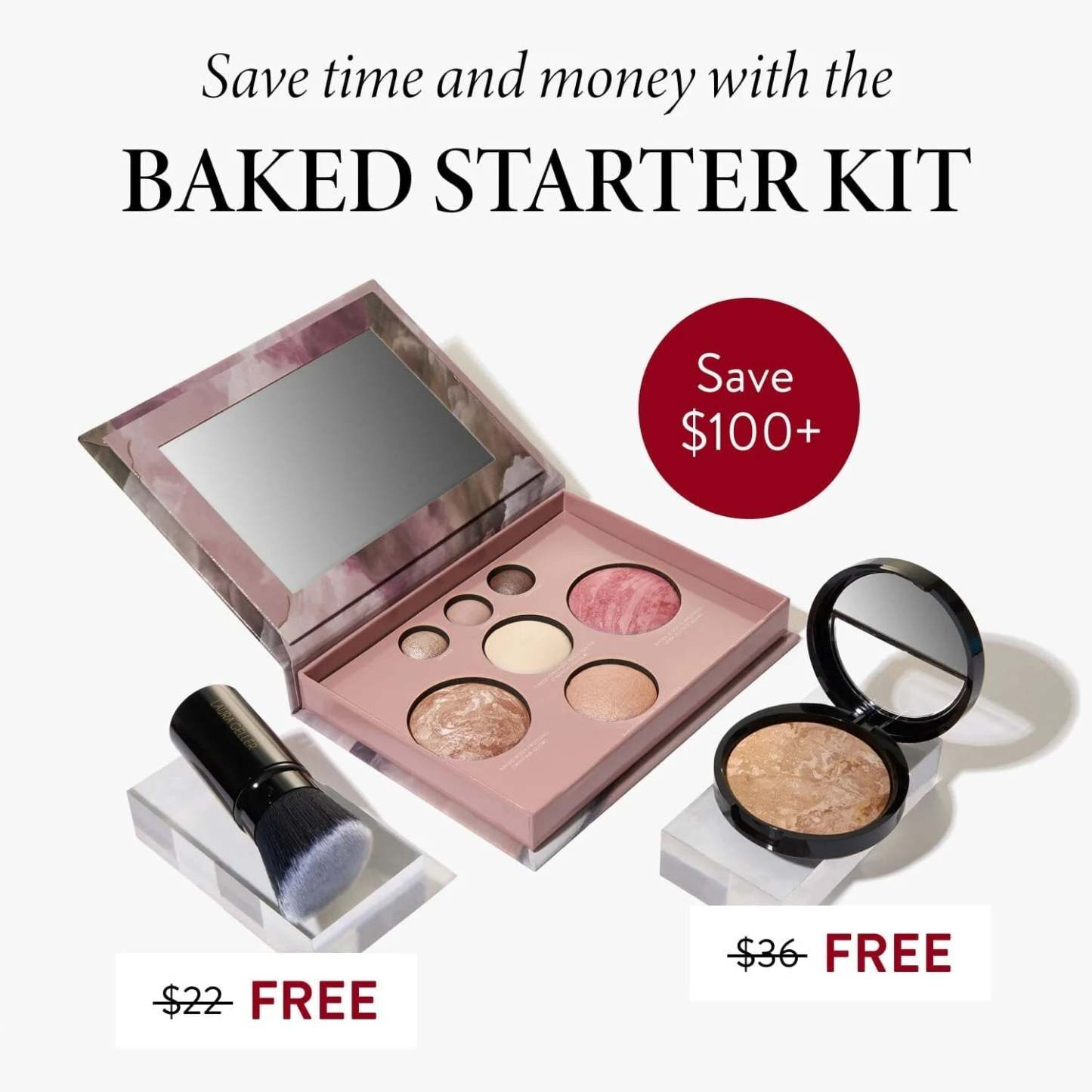 🔥Multifunctional makeup palette, eyeshadow, contouring, blush and highlighter in one palette
