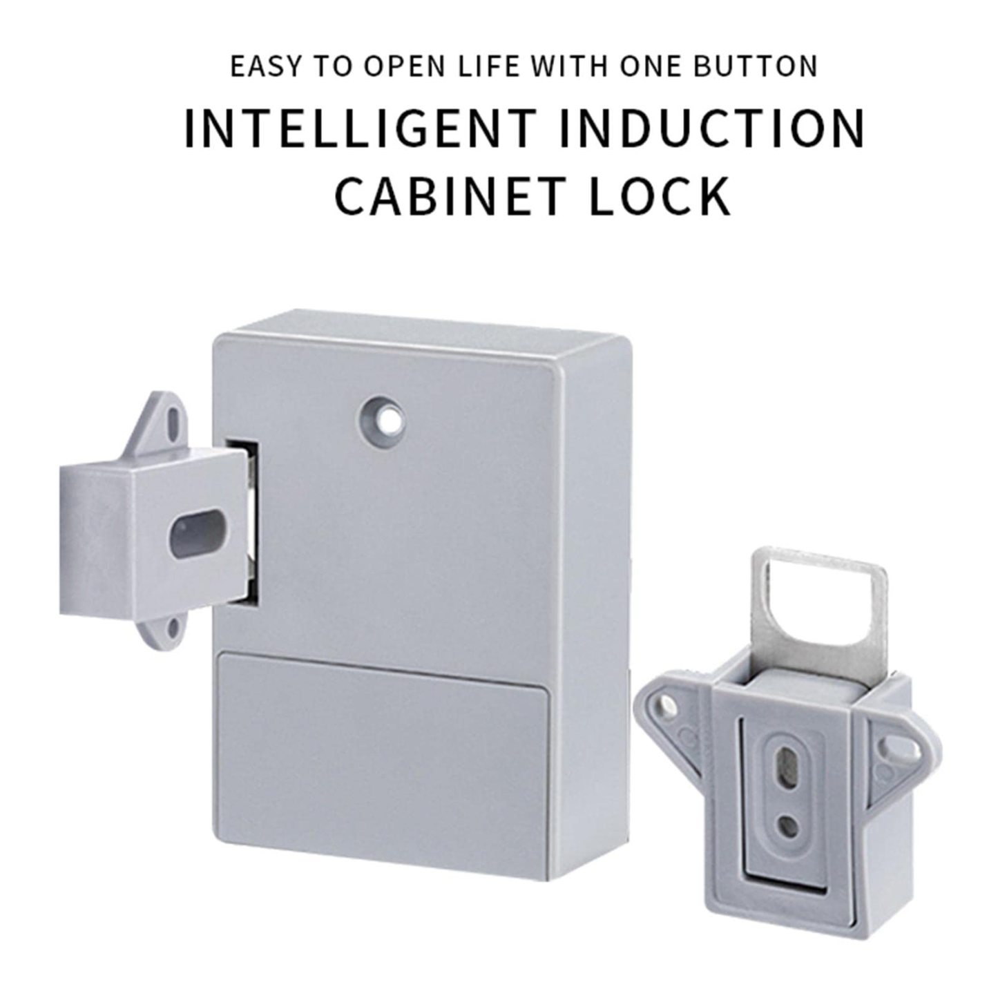 Electronic Cabinet Lock DIY For Wooden Drawer Cabinet(Black)