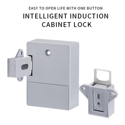 Electronic Cabinet Lock DIY For Wooden Drawer Cabinet(Black)